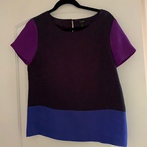 J. Crew color-block shirt